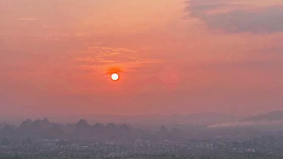 夕阳西下